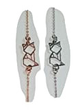 ,ametist créations'' bracelet renard origami argent ou vermeil
