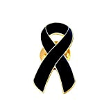 Black Awareness Pin Cancer Épingle A Ruban Noir Mélanomes Cancer Trouble Du Sommeil Apnée Narcolepsie Cadeau Pour Lutter Contre La ...