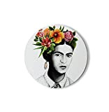 Boite métal ronde Frida Khalo boite métal à pilules bonbons bijoux création Française