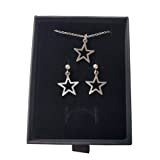 Boucles d'oreilles étoile, collier étoile, cadeau original pour femme, fête des mères