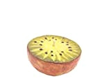 Bougie Artisanale fruit en forme de kiwi - cire de colza (Parfumée Fruits rouges)