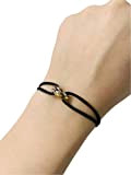 Bracelet 3 anneaux - bracelet cordon 3 anneaux. Bracelet Love