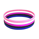 Bracelet Genderfluid Bracelet en silicone LGBT LGBTQ + Drapeau de fierté