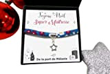 Bracelet Liberty Super │Cadeau Noël │Cadeau personnalisé Maman, Mamie,Tata, Marraine, Maîtresse