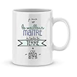 Cadeau maître à personnaliser avec le prénom de votre enfant - Mug pour maître personnalisé - cadeau maître pour la ...