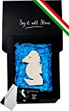 Cadeau Noël Hippocampe en pierre fait à la main en Italie - Symbole de prévenance, de parentalité, de paix intérieure ...