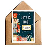 Carte à Gratter Joyeux Noël Casse-Noisette Personnalisable | Bon Cadeau Surprise | Ticket à Gratter Annonce Surprise | Carte Cadeau ...