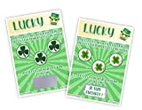 Carte à gratter ticket de jeu personnalisable - Modèle Lucky - Message au choix - Annonce originale grossesse ou événement