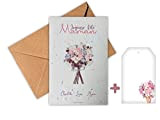 Carte à planter personnalisée pour cadeau maman – Fête des mères. Carte ensemencée Bonne Fête Maman - Joyeuse Fête Maman.
