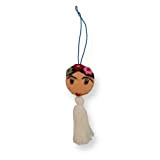 Frida décoratif en feutrine pompon blanc