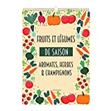 Fruits et Légumes de saison | Calendrier mural perpétuel à suivre au fil des mois | Livre de cuisine chaque ...