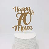 Gâteau d'anniversaire personnalisé pour les mamans. Cake Topper, Gâteau personnalisé avec nom et âge Joyeux anniversaire gâteau. 30ème, 40ème, 50ème ...