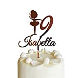 Gâteau personnalisé avec prénom et âge, Joyeux anniversaire gâteau, Ballerine Cake Topper, Party décorations d'anniversaire, Cadeau pour les filles, Fête ...