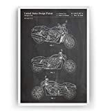 Harley Davidson Motorcycle 2006 - Patent Poster Giclee Print Art Decor Décoration Cadeau Gift - Frame Not Included