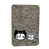Housse pour carte d'identité avec deux chats - Housse pour iPod avec chats - Housse pour cartes bancaire avec chats- ...