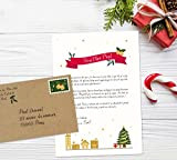 Lettre du Père Noël personnalisée, réponse officielle au prénom de l'enfant
