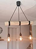 Lustre Lila en bois flotté, suspension luminaire en bois flotté, lampe suspendue contemporaine, lampe de plafond, éclairage en bois