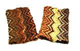 Manchon chauffe-poignet multicolore dissymétriques tricot-main Manchette mixte accessoire pour le sport création unique HeyLaineInFrance,