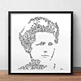 Marie Curie - biographie en portrait | poster de la scientifique prix nobel de physique et chimie et grande femme ...