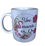 mug mamie thème flamand rose