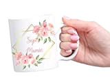 Mug personnalisé super mamie - Cadeau original fête des grand-mères - Tasse magique