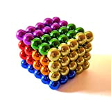 Neocube - 100 pièces boules magnétiques de couleurs, boules magnétiques et boules d'aimant pour tableau réfrigérateur constructions et figurines créatives ...