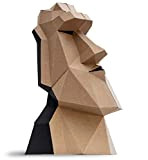 ORIGADREAM, DÉJÀ PRÉ-COUPÉ Kit 3D à assembler soi-même, Sculpture Papercraft MOAI Ile de Pâques, Assemblage Pliage Bricolage Papier cartonné épais ...