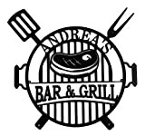 Personnalisé Bar & Grill signe avec nom, Barbecue sign, Cadeau pour les hommes, Barre Accessoires et décoration murale, Idée de ...