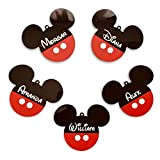 Personnalisé prénom, Mickey Mouse, Walt Disney Décoration Sapin de Noël Ornements 2022, Cadeau d'anniversaire, Suspendus pour Arbres de Noël Pendentif, ...