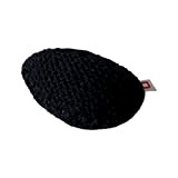 Repose-poignet ergonomique en laine et mousse coloris noir