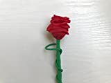 Rose spirale en serviette de papier ouate par Mister Flower