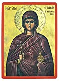 SAINTE ANASTASIE LA GRANDE MARTYRE, LIVRE D'OBLIGATIONS-Icône orthodoxe byzantine grecque