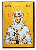 SAINTE OLGA, PRINCESSE DE RUSSIE-Icône orthodoxe byzantine grecque