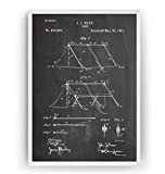 Tent 1891 Patent Poster - Scouts Camping Giclee Print Art Decor Décoration Cadeau Gift - Frame Not Included