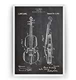Violon 1921 Affiche De Brevet - Violin Patent Poster Giclee Print Art Decor Décoration Cadeau Gift - Frame Not Included