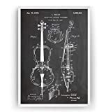 Violoncelle 1929 Affiche De Brevet - Cello Patent Poster Giclee Print Art Decor Décoration Cadeau Gift - Frame Not Included