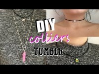 DIY - 3 colliers inspirés de TUMBLR