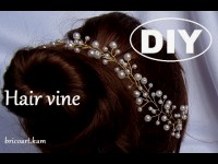 DIY - Vigne de cheveux pour mariée