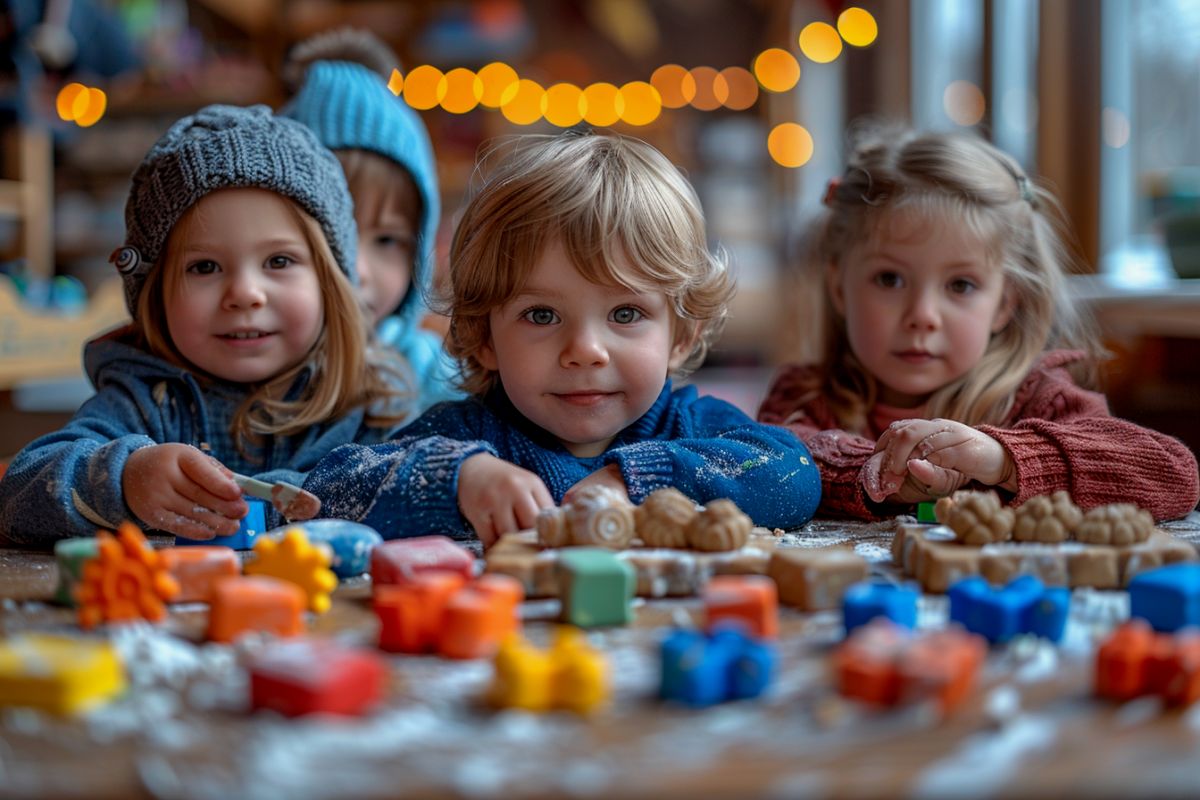 Activités de pâte à modeler pour enfants