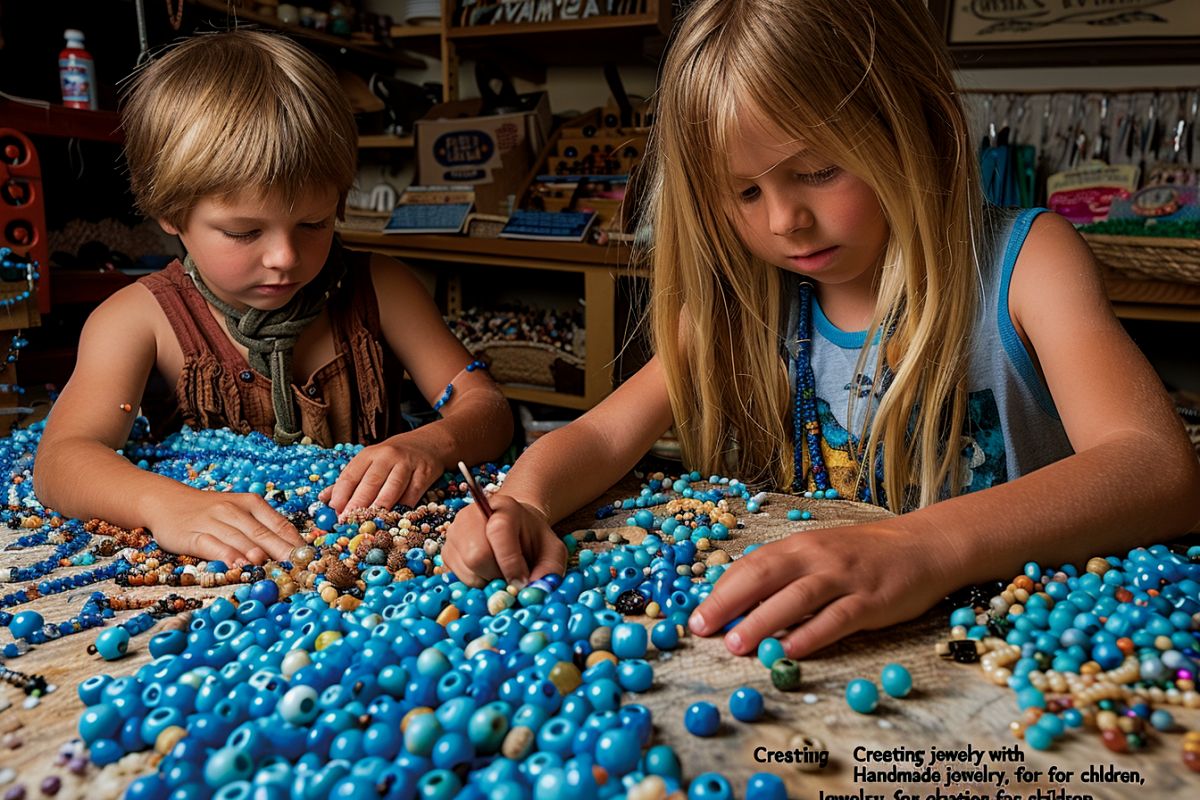 Créer des bijoux avec des enfants